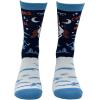Crazy Dog T-Shirts Sarcastic Womens Christmas Socks with Funny Designs Sassy Footware for The Holidays(Christmas is Magical)