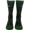 Crazy Dog T-Shirts Sarcastic Womens Christmas Socks with Funny Designs Sassy Footware for The Holidays(Im Fine Everything is Fine)