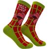 Crazy Dog T-Shirts Sarcastic Womens Christmas Socks with Funny Designs Sassy Footware for The Holidays(Best Xmas)
