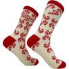 Crazy Dog T-Shirts Sarcastic Womens Christmas Socks with Funny Designs Sassy Footware for The Holidays(Favorite Ho)