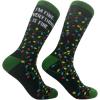 Crazy Dog T-Shirts Sarcastic Womens Christmas Socks with Funny Designs Sassy Footware for The Holidays(Im Fine Everything is Fine)