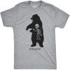 Mens Funny T Shirts Mistakes were Made Sarcastic Bear Attack Tee for Men