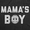 Crazy Dog T-Shirts Mama’s Boy Baby Bodysuit Funny Halloween Horror Movie Hockey Mask Graphic Jumper