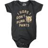 Crazy Dog T-Shirts I Hope I Dont Puma Pants Baby Bodysuit Funny Cougar Pooping Joke Jumper for Infants