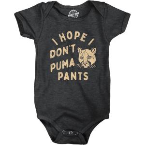 Crazy Dog T-Shirts I Hope I Dont Puma Pants Baby Bodysuit Funny Cougar Pooping Joke Jumper for Infants
