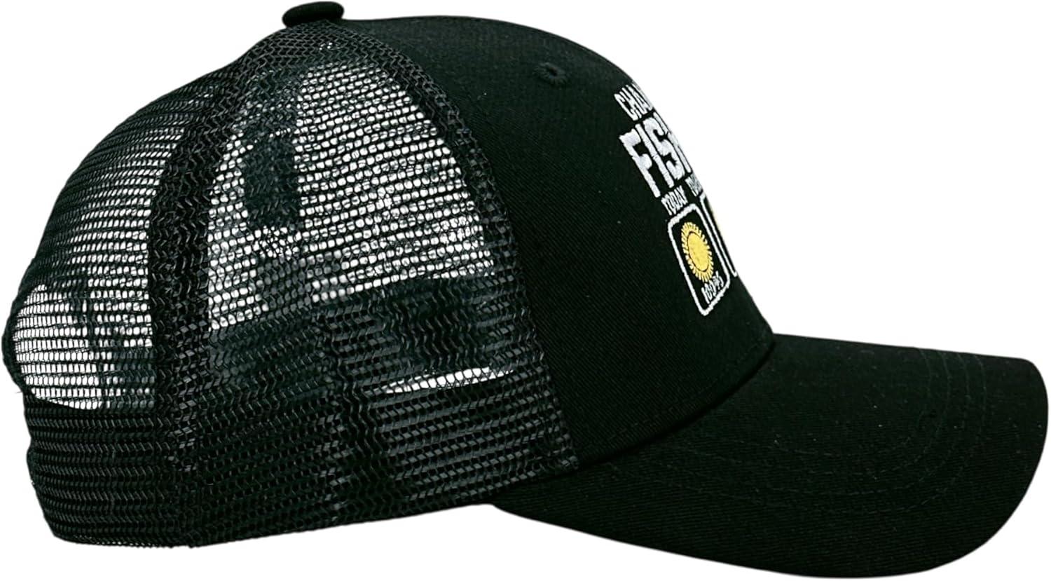 imageFunny Fishing Hats Sarcastic Caps with Cool Designs for FishersHeather Black Chance Fishing