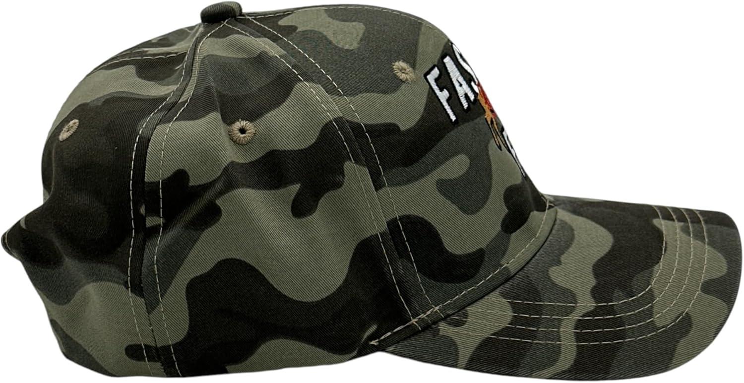imageFunny Hunting Hats Adjustable Baseball Caps with Sarcastic Jokes for Hunters Campers and HikersCamo Fast Food