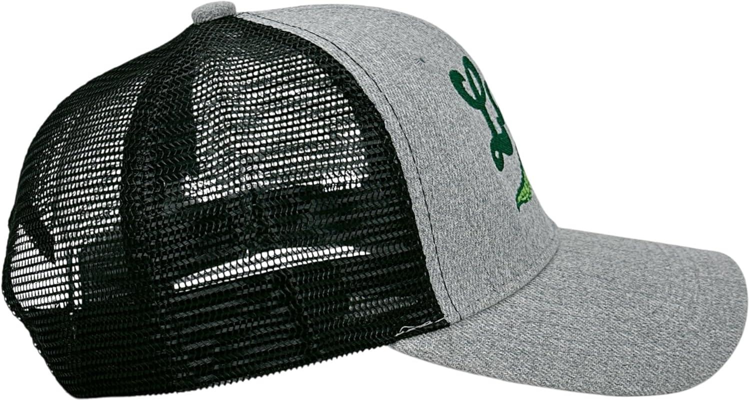 imageLater Alligator Hat Funny Sarcastic Gator Graphic Novelty CapBlack Grey Trucker Later Gator