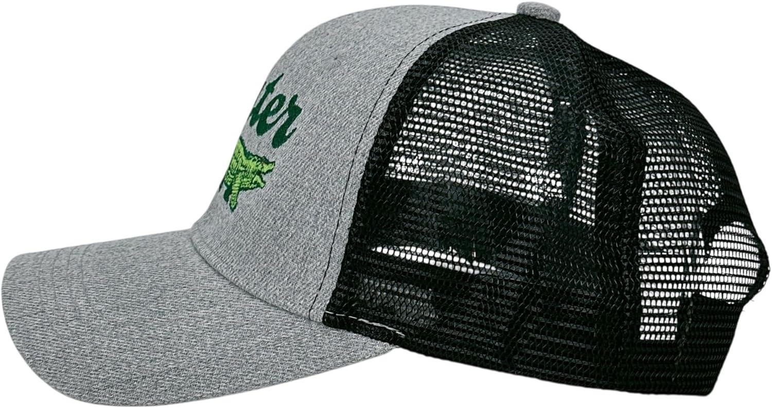imageLater Alligator Hat Funny Sarcastic Gator Graphic Novelty CapBlack Grey Trucker Later Gator