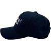 Funny Fishing Hats Sarcastic Caps with Cool Designs for Fishers(Navy – Fish Whisperer Text)