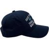 Funny Fishing Hats Sarcastic Caps with Cool Designs for Fishers(Navy – Good Things Bait)