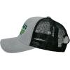 Later Alligator Hat Funny Sarcastic Gator Graphic Novelty Cap(Black Grey Trucker – Later Gator)