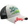 Later Alligator Hat Funny Sarcastic Gator Graphic Novelty Cap(Black Grey Trucker – Later Gator Bite)