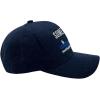 Sometimes Motivation Finds You Hat Funny Sarcastic Shark Graphic Novelty Cap(Navy – Motivation Finds You)