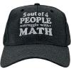 5 Out of 4 People Struggle with Math Hat Funny Sarcastic Novelty Cap Funny Hats Sarcastic Cool Nerd Novelty Caps for Men Black – 5 Standard