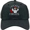 Funny Chicken Fingers Hat – Sarcastic Rooster Embroidered Cap – Humor Animal Graphic Dad Hat for Men – Casual Adjustable Novelty Baseball Cap with Funny Design