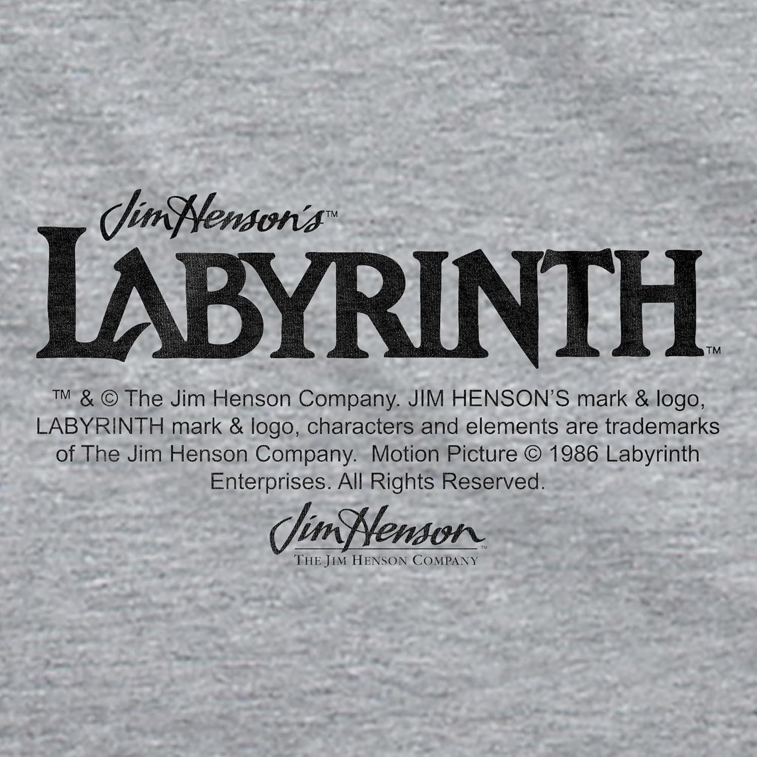 imageWomens Labyrinth T Shirts Cute and Funny Tees from Jim Hensons Labyrinth MovieLight Heather Grey Goblin Kings Adventures