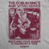 Womens Labyrinth T Shirts Cute and Funny Tees from Jim Henson’s Labyrinth Movie(Light Heather Grey – Goblin Kings Babysitting)