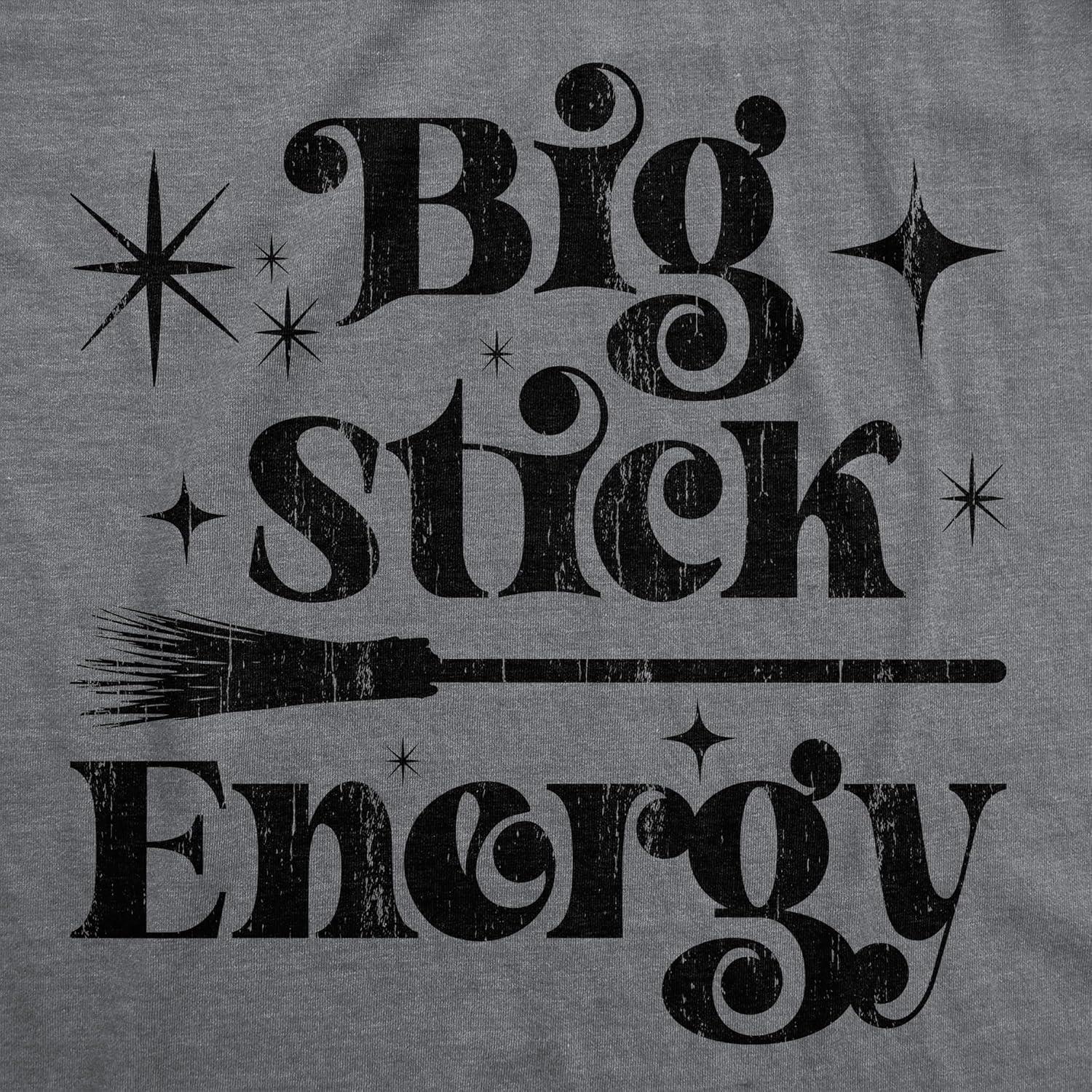 imageWomens Witch T Shirts Funny Wicked Tees with Witchy Designs for LadiesDark Heather Grey Big Stick