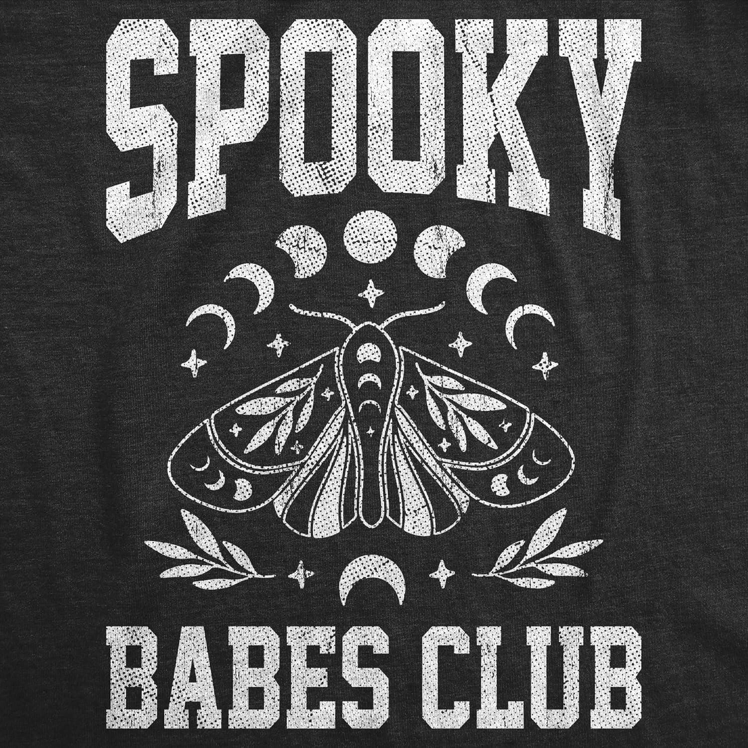 imageWomens Witch T Shirts Funny Wicked Tees with Witchy Designs for LadiesHeather Black Spooky Babes