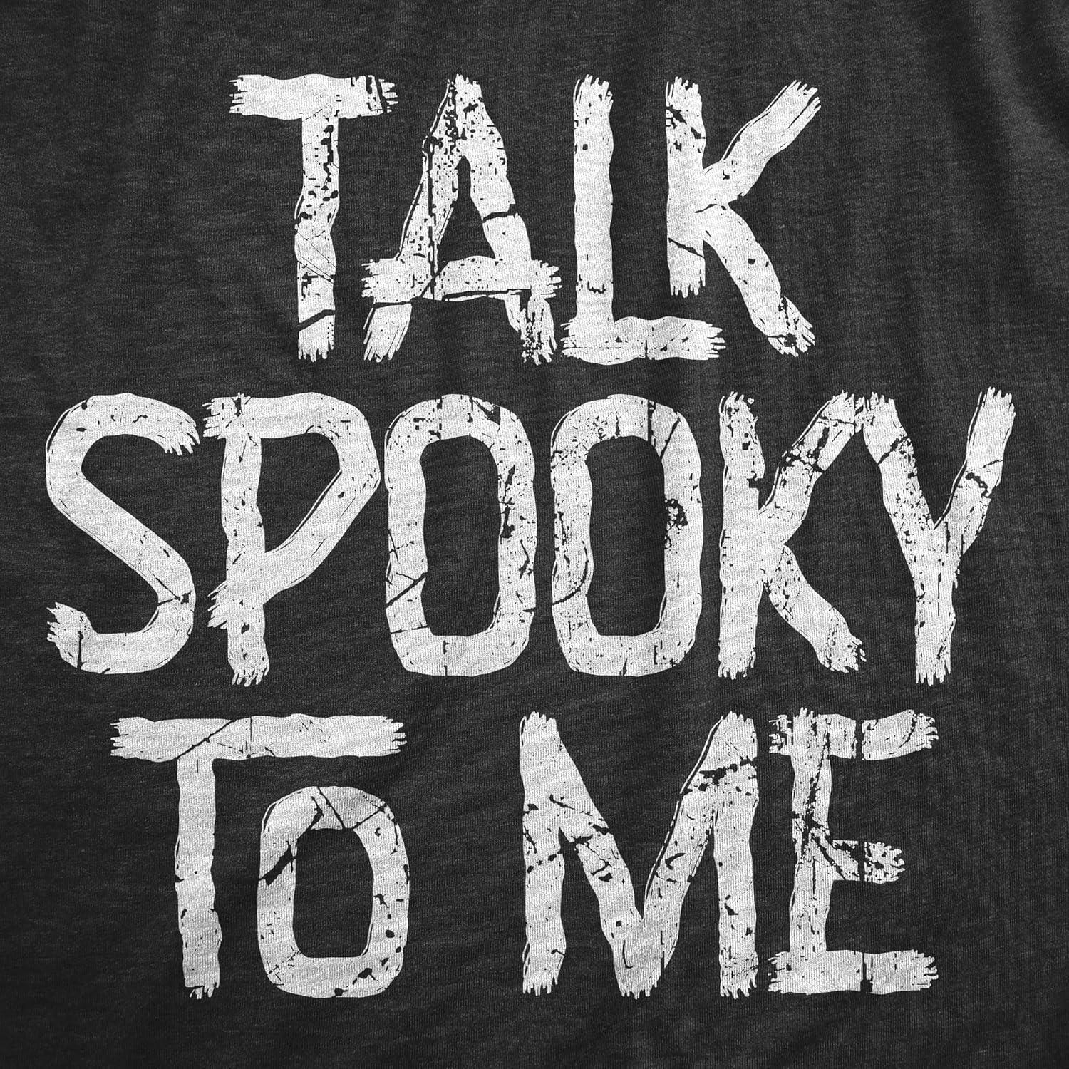 imageWomens Witch T Shirts Funny Wicked Tees with Witchy Designs for LadiesHeather Black Talk Spooky