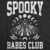 Womens Witch T Shirts Funny Wicked Tees with Witchy Designs for Ladies(Heather Black – Spooky Babes)