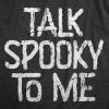 Womens Witch T Shirts Funny Wicked Tees with Witchy Designs for Ladies(Heather Black – Talk Spooky)