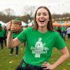 Womens Drink Up Bitches T Shirt Funny Hilarious Saint Patricks Day Patty Irish(Green)