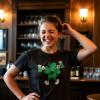 Womens Funny T Shirts Clover Drinking Sarcastic St Patricks Day Graphic Novelty Tee for Ladies