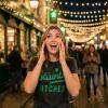 Womens Slainte Bitches T Shirt Funny St Paddys Day Toast Drinking Lovers Tee for Ladies(Heather Black – Slainte)