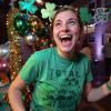 Womens Total Shit Show T Shirt Funny Saint Patricks Day Green Parade Day Tee(Heather Green)