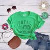 Womens Total Shit Show T Shirt Funny Saint Patricks Day Green Parade Day Tee(Heather Green)