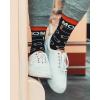 Womens Wild Mom Bundle 4 Pack Socks With Funny Graphics for Crazy Moms Funny Gift for Casual Wear