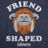 Mens Funny T Shirts Labyrinth Fellowship Adventure Co Jim Henson’s Jim Movie Tee for Guys(Heather Navy – Friend Shaped)
