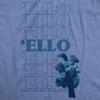 Mens Funny T Shirts Labyrinth Fellowship Adventure Co Jim Henson’s Jim Movie Tee for Guys(Light Heather Blue – Ello Repeated)