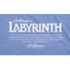 Mens Funny T Shirts Labyrinth Fellowship Adventure Co Jim Henson’s Jim Movie Tee for Guys(Light Heather Blue – Ello Repeated)