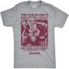 Mens Funny T Shirts Labyrinth Fellowship Adventure Co Jim Henson’s Jim Movie Tee for Guys(Light Heather Grey – Goblin Kings Babysitting)