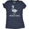 Womens Funny T Shirts Mother Goose Cute Mothers Day Tee for Ladies