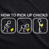Crazy Dog T-Shirts How to Pick Up Chicks Unisex Hoodie Funny Easter Sunday Gift Hooded Sweatshirt(Black – Pickup)