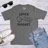 Funny Easter T Shirts for Men Sarcastic Bunny Tees for Guys – Perfect for Baskets(Dark Heather Grey – Chick Magnet)