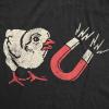 Funny Easter T Shirts for Men Sarcastic Bunny Tees for Guys – Perfect for Baskets(Heather Black – Chick Magnet)
