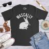 Funny Easter T Shirts for Men Sarcastic Bunny Tees for Guys – Perfect for Baskets(Heather Black – Wascally Rabbit)