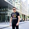 Mens Funny T Shirts Cool Jelly Beans Candy Graphic Tee for Men(Heather Black – Cool Jelly Beans)