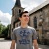 Mens Funny T Shirts DTF Down to Forgive Sarcastic Religious Tee for Men(Dark Heather Grey – Dtf Down to Forgive)