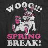 Mens Funny T Shirts WOO Spring Break Sarcastic Easter Drinking Tee for Men