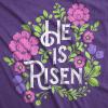 Womens Funny T Shirts He is Risen Cute Easter Sunday Christian Tee for Ladies