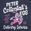 Womens Funny T Shirts Peter Cottontails Egg Delivery Service Sarcastic Easter Tee for Ladies