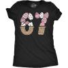 Womens Funny T Shirts 6 7 Easter Basket Sarcastic Viral Meme Tee for Ladies Funny T Shirts Easter Tops for Women Cool Meme Top Women’s Novelty Tees Black – 6 XL