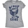 Womens Funny T Shirts I Poor Your Eggs Sarcastic Easter Graphic Novelty Tee for Ladies
