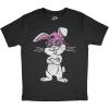 Youth Funny T Shirts Cool Bunny Sunglasses Sarcastic Easter Tee for Kids